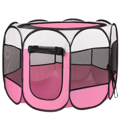 Portable Foldable Pet Fence Sports Pen Dog House9